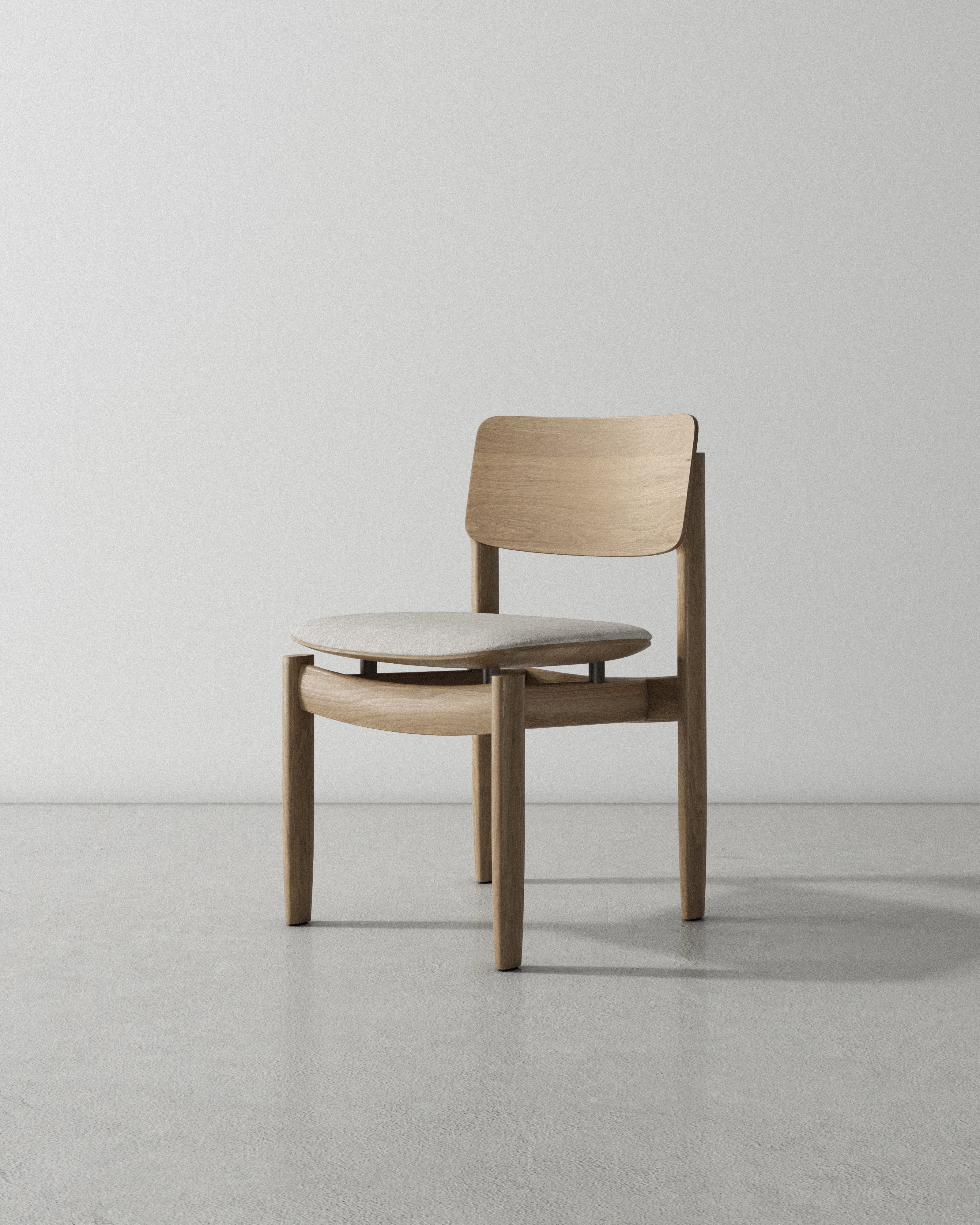 BOW HARD BACK DINING CHAIR