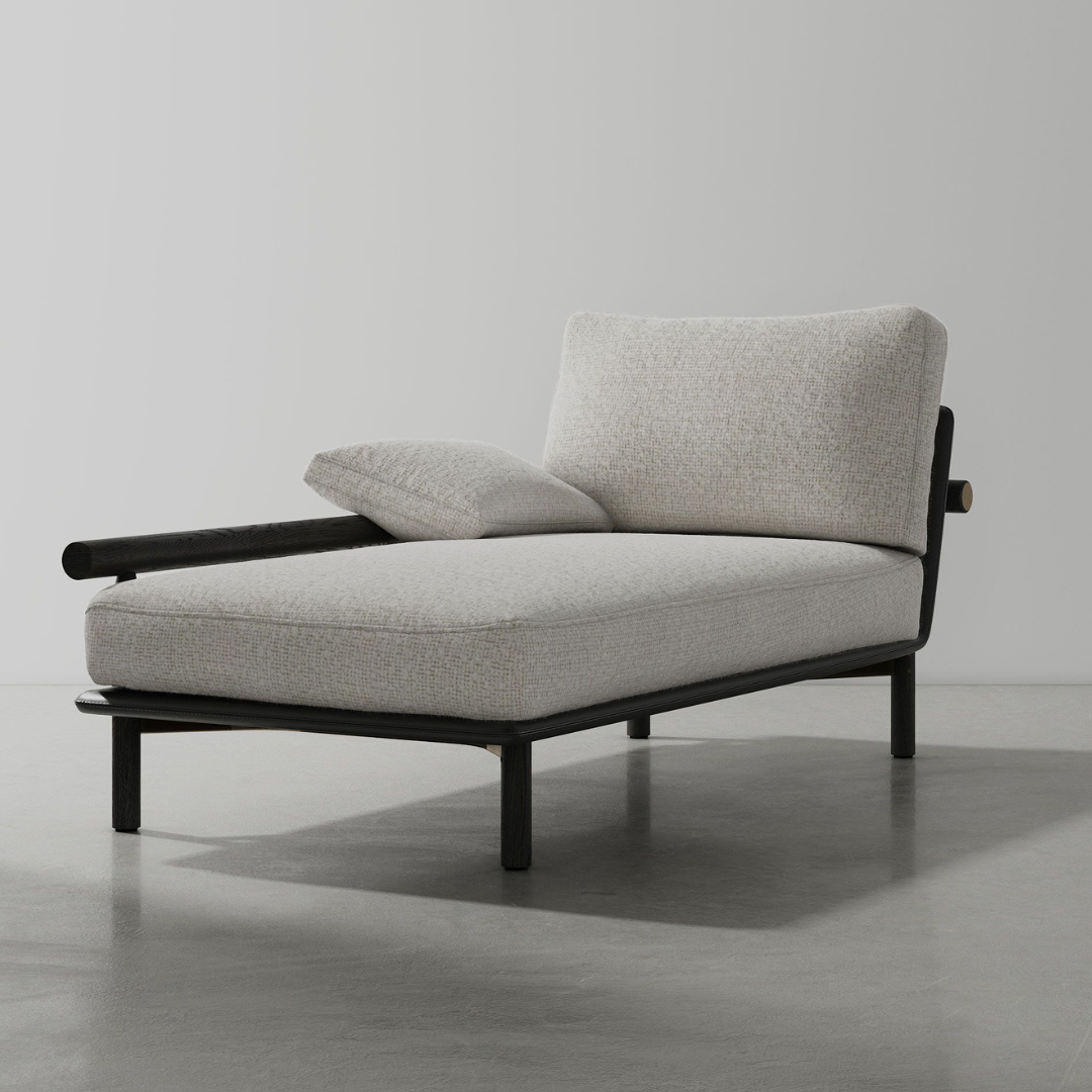 Stilt Daybed - Left Arm by District Eight